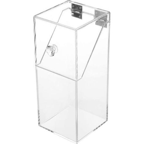 Boite De Rangement Pour Pinceaux - Etui A Pinceaux Cosmetiques Avec Couvercle - 9 X 9 X 21 Cm - 1 Unite (1/5)