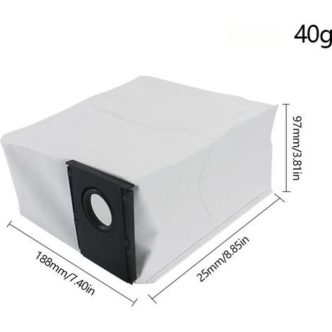 Suitable for Eureka J15 Pro Ultra/V15 Pro, robot vacuum cleaner accessories, parts, replacements, dust bags - 5 pieces