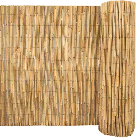 100x300 Balkon Sichtschutz Schilfrohrmatte - Garten Sichtschutzmatte Schilfmatte (1/5)