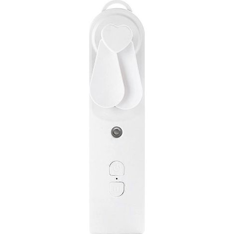 Vaporisateur de vapeur d'eau portable 2 en 1, mini ventilateur électrique rechargeable par USB, climatiseur portatif rafraîchissant, humidificateur, évaporateur facial