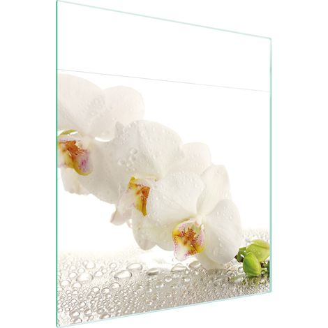 Glasschneidebrett 45x52 Orchidee (1/5)