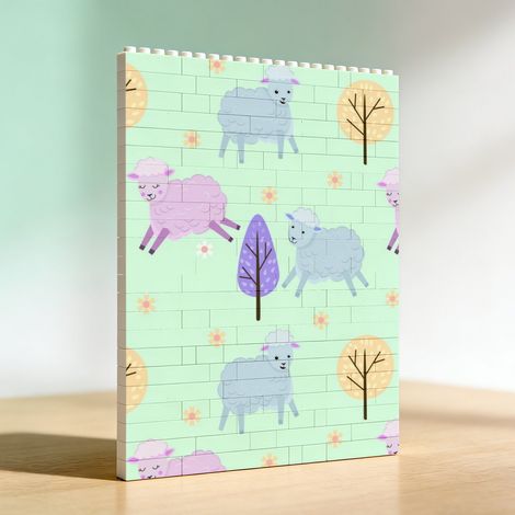 Cadre décoratif photo DIY en briques, cadeau d’anniversaire pour amoureux adultes (1/5)