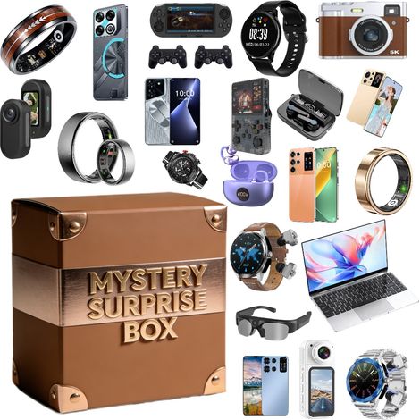 Überraschungsbox 2026 – Geheimnisvolle Geschenkbox mit technischen Gadgets