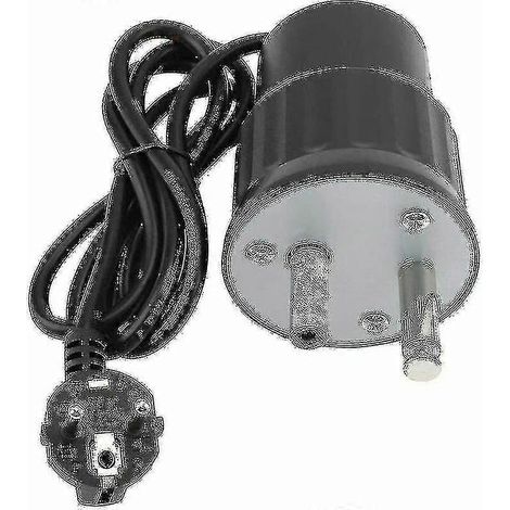 Hgbd - Moteur rotatif pour broche de barbecue électrique, kit de rôtisserie en aluminium pour camping, charge nominale 0-24 kg (prise UE) (1/5)