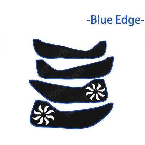 Schutzmatte für die Seitenkante der Tür, Türinnenschutz, Trittschutzaufkleber für Peugeot 408 (2019–2020) – Blaue Kante