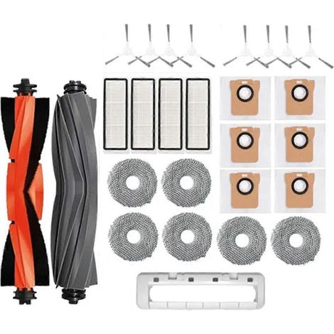 Lot de 27 pièces pour brosses latérales de rechange pour aspirateur robot Xiaomi (1/5)