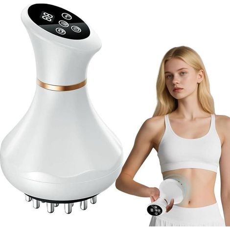 Appareil de massage pour drainage lymphatique du corps et de la cellulite, pistolet de massage des tissus profonds [ZHE]-AquaForge (1/5)