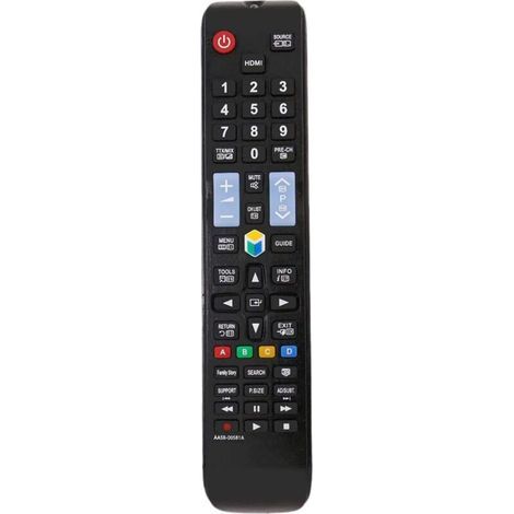 AA59-00581A Replacement Remote Control for Samsung TV UE32ES6560S UE40ES6535U UE40ES6540U UE55ES6307U UE60ES6300U UE50ES6300S UE50ES6305U UE46ES6550S UE37ES6300U UE55ES6340S UE55ES6550S (1/5)