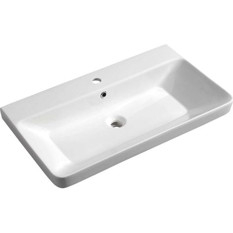 Sapho Thalie - Möbelwaschtisch 80x46 cm, weiß TH11080
