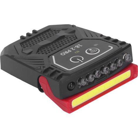 Lampe frontale LED rechargeable, étanche et lumineuse avec détecteur de mouvement, idéale pour le camping, le vélo, la course à pied et la pêche. (1/5)