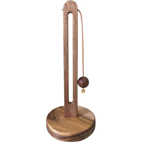 Porte-rouleau de papier en bois – Autonome – Organisateur de cuisine – Ferme (1/5)