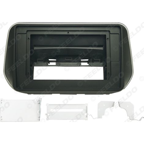 Suitable for Hyundai Santa Fe/Hyundai motorcycle 2019: large screen navigation panel frame and audio system upgrade panel (9 inches) (1/5)
