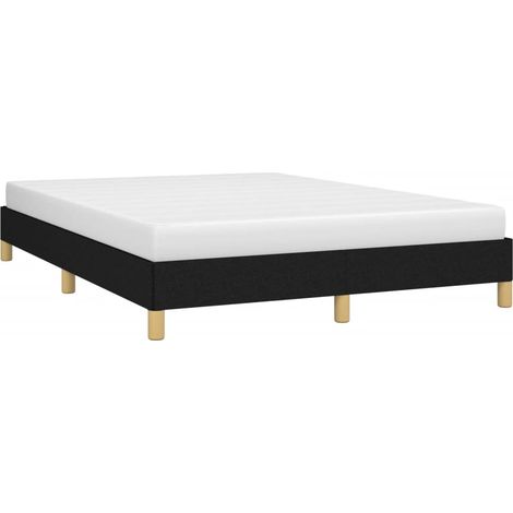 Giroletto senza Materasso Nero 140x190 cm in Tessuto vidaXL