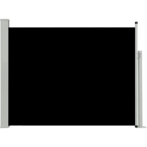 Toldo de terraza lateral retráctil 140 x 500 cm negro 020007259 (1/5)