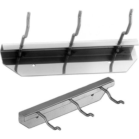 Lilly Codroipo supporto parete pale pizza professionale acciaio inox 3 ganci