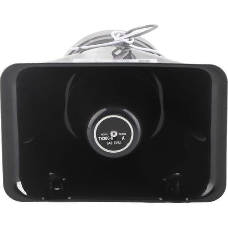 Altavoz de bocina de alarma universal para coche de 12 V y 200 W, súper potente, compatible con sistemas de alarma. (1/4)