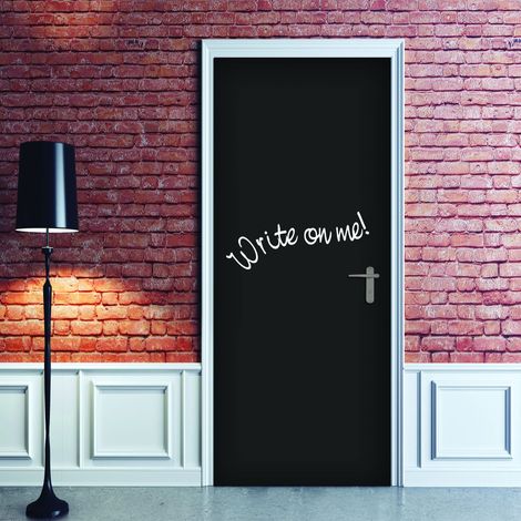Stickers porte Application facile et sans bulles, revêtements de porte Ajustable décorations de porte renovation porte (1/3)