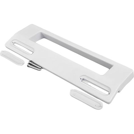 Universal Fridge Freezer Handle, Adjustable Spacer, 9-16 cm, Replacement Handle Plastic, Easy Installation (1 Piece, White) (1/4)