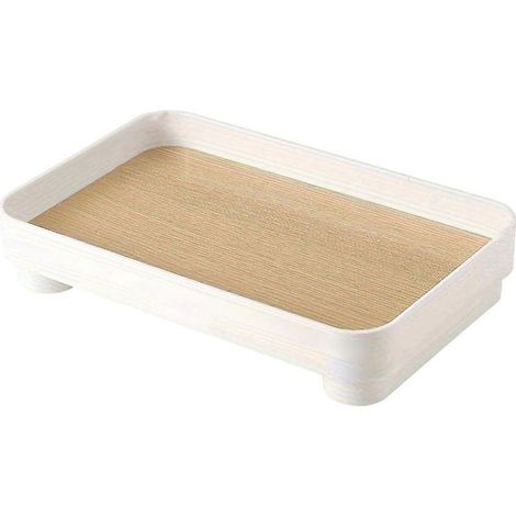 Plateau de rangement de bureau pour parfums et aromathérapie, boîte de rangement pour cosmétiques et accessoires de toilette, rangement multifonctionnel pour clés et autres objets sur le porche (1/5)