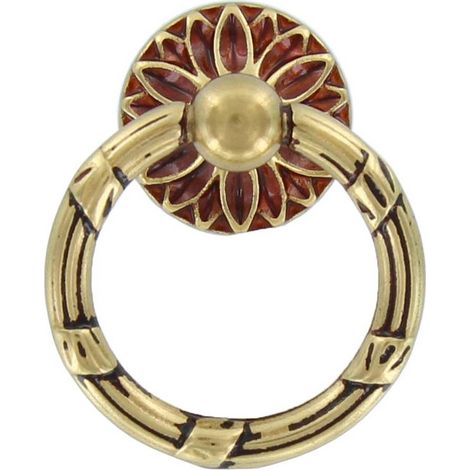 Maniglia Per Mobili Antichi A Pendolo Armadi In Stile Metal Style 9236 Mm 35x43