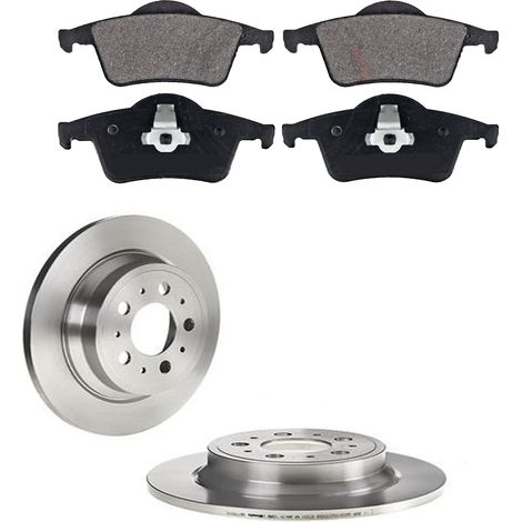 KIT FRENI POSTERIORI compatibile con VOLVO V70 II (285) - DISCHI + PASTIGLIE OEM: P 86 014 / 17013 /SOSTITUZIONE DIRETTA/BASSA POLVERE/SILENZIOSO (1/5)