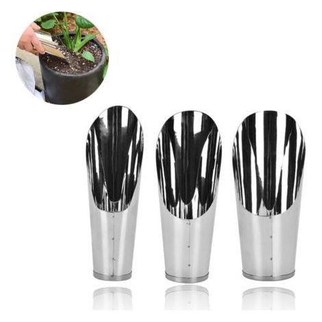 Pelle à Main de Jardin,Outil de Jardinage Succulent pour bonsaï en Acier Inoxydable - Pelle à Main en Acier Inoxydable pour Sol, Plantation, rempotage (1/5)