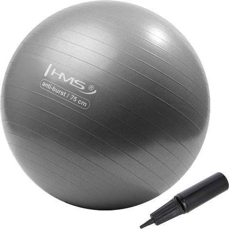 YB02 NUEVO balón de gimnasia gris de 75 cm HMS (1/4)
