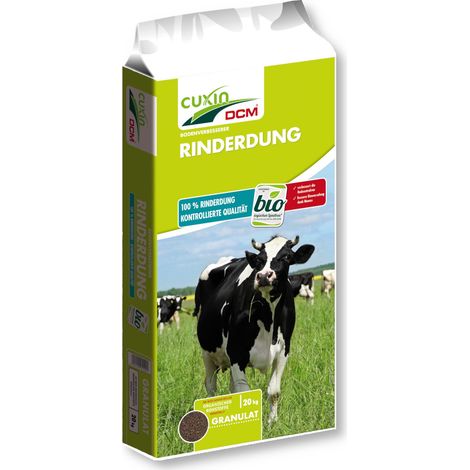 Cuxin Rinderdung 20 kg Gartendünger Rasendünger Biodünger Bodenaktivator Rasen (1/2)