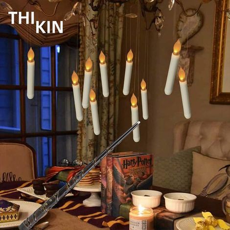 Filiyano – lampe clignotante jaune – Bougie lumineuse électronique Halloween « Longues larmes », guirlande lumineuse de Noël, douille de lampe (1/4)