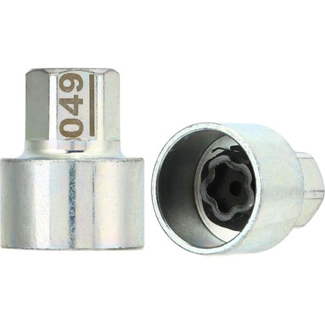 Clé antivol pour écrous de roue BMW Série 1 3 5 6 7, X1 X2 X3 X4 X5 X6, Z4, douille de remplacement 049, outil de déblocage sécurité, jeu de 5 pièces, acier robuste, anti-effraction. (1/5)