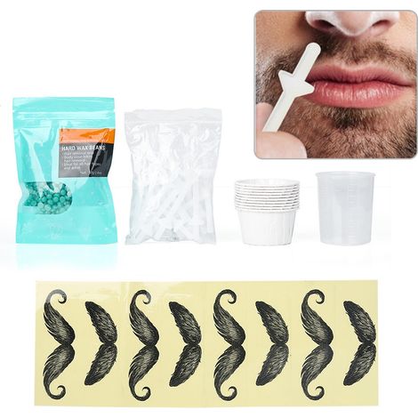Kit de Cire Épilation Visage, Sourcils et Nez, Rapide et Sans Douleur (1/5)