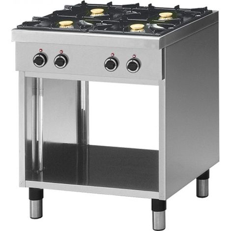 Réchaud 4 zones au gaz - Modular