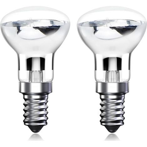 Ampoule à lave R39 E14 30 W, réflecteur SES, petite ampoule à vis Edison pour lampe à lave, blanc chaud 2 700 K (lot de 2) (1/5)