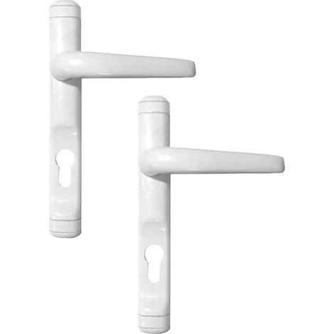 MANILLA CARPINTERIA ALUMINIO BOCALLAVE 85 (JUEGO) 6824 BLANCO - 68069 (1/2)