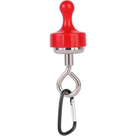 Crochets magnétiques ultra-résistants avec mousqueton Organisateur robuste pour matériel de camping, camping-car, voyage, cuisine, salle de bain, barbecue, porte, réfrigérateur, plafond, placard (1/5)