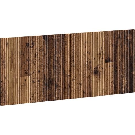Cabecero montada en la pared ARNHEM Madera envejecida vidaXL (1/5)