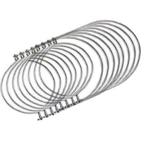 Lot de 8 poignées en fil d'acier inoxydable (facilite la manipulation des bocaux Mason, des bocaux Ball, des bocaux de conserve, etc.) (1/5)