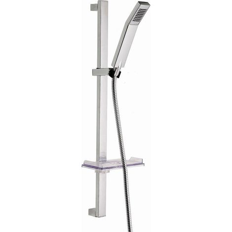 Barre de douche en Acier Inoxydable Chromé Colonne de Douche complet
