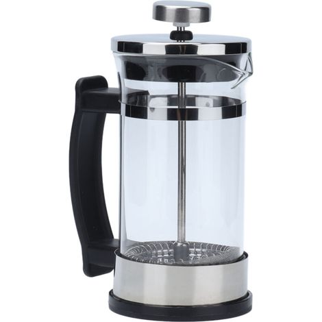 Pot de Presse à café de 350 Ml, Composants en Acier Inoxydable, Bouilloire de Bureau à Domicile Résistante à la Chaleur pour une Extraction Complète, Cafetière en Verre (1/5)