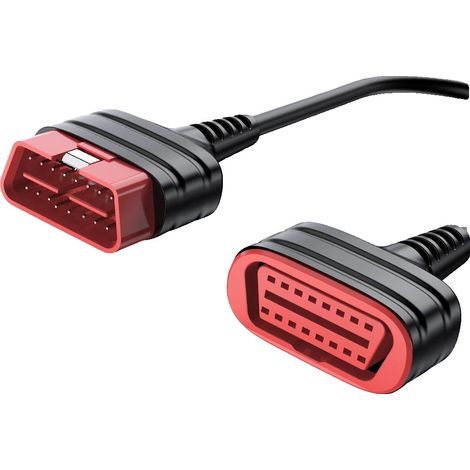 Cable de extensión para diagnóstico OBD2, conector de 16 pines, diseño duradero, cable de extensión (1/5)
