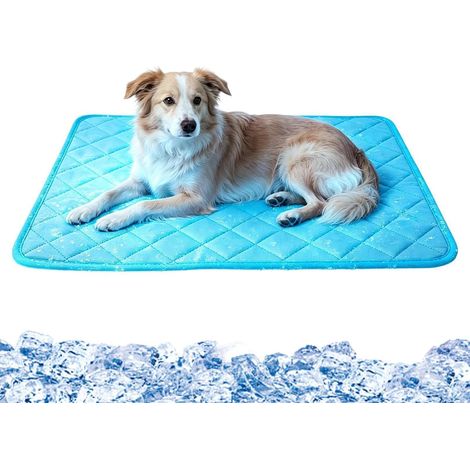 Tapis Rafraîchissant pour Chien Jeu respirant antidérapant et portable Tapis Rafraîchissant Extérieur Jardin Cage Camping Plage Intérieur Maison Extérieur Arrière-cour (1/5)
