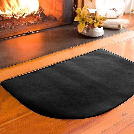 Tapis anti-feu de cheminée en fibre de verre ignifugée, 3 tailles disponibles. Protection contre les flammes et isolation thermique. Couverture anti-feu pour cheminée - 50 x 80 cm. (1/5)