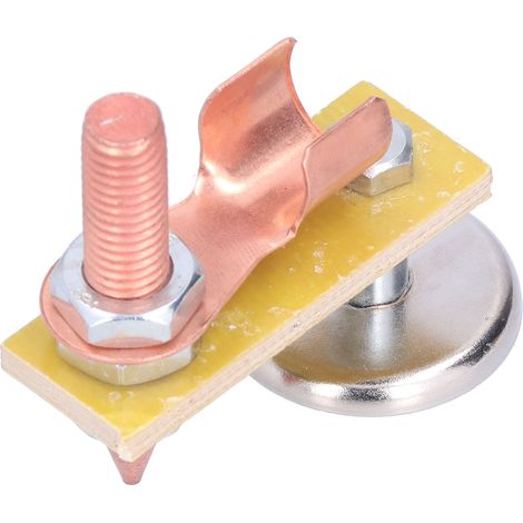 Magnetische Schweißhalterung mit großer Saugkraft, Kupfer-Anschlussklemme, Erdungswerkzeug für mechanische Reparaturen (1/5)