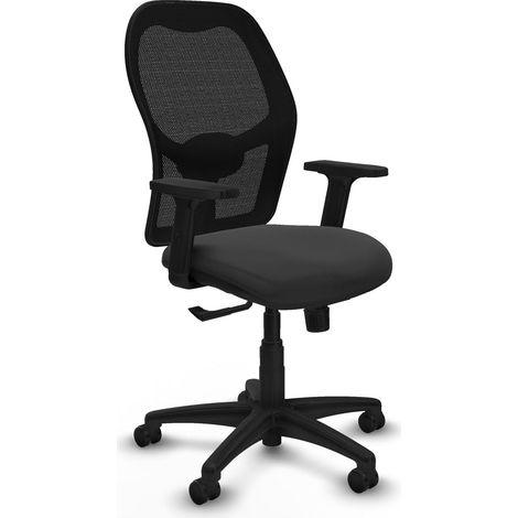Silla de oficina piqueras y crespo Alocén negro malla (1/2)