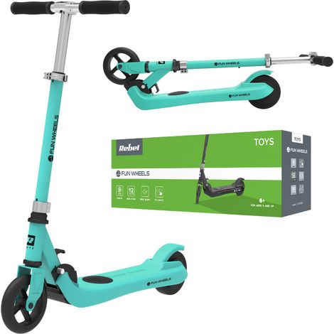 Elektroroller für Kinder, 12 km/h, 50 kg, Rebel, faltbar, leicht, IPX4 (1/5)