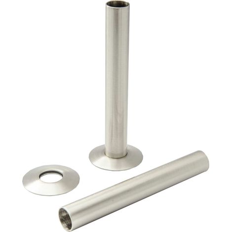 Heatwave 130mm Decorative Pipe Sleeve Kit Brushed Nickel