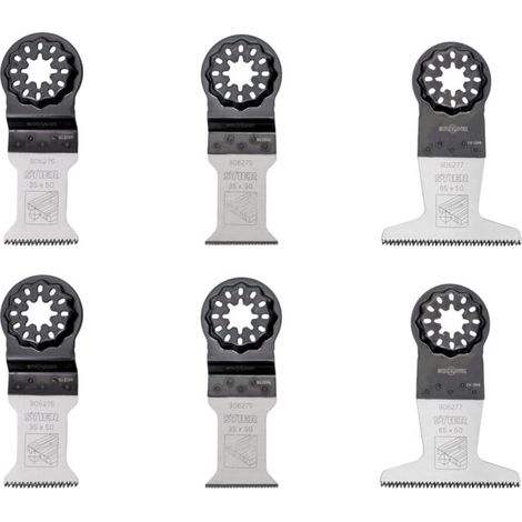 Lames de scie STIER pour le bois, 6 pièces