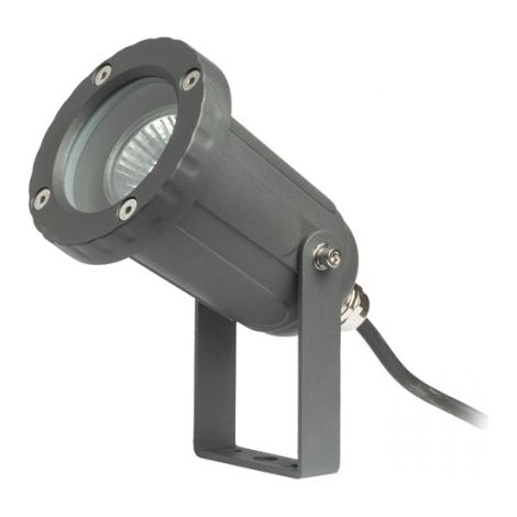 Lampada HEAVY DUTY riflettore esterno Grigio antracite 230V GU10 50W IP65