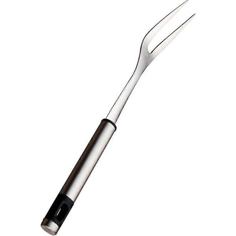 Fourchettes à viande - Grandes fourchettes de barbecue en acier inoxydable - Fourchettes à rôtir - Outils de grillade en extérieur - Argent - 29,5 x 3 x 2 cm - 1 pièce-AquaForge (1/5)