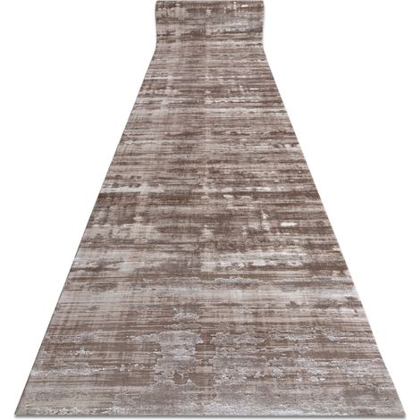 Alfombra ECO sisal BOHO MOROC Diamantes 22312 franjas - dos niveles de vellón rosado / crema, alfombra reciclada pink 155x220 cm (1/5)